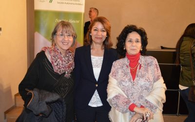Pilar Quirosa, Rachida Gharrafi y Paloma Fernández Gomá (Granada, 2015)