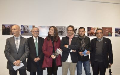 Inauguración exposición La Mirada Líquida, durante el Congreso La Frontera Líquida (Córdoba, noviembre, 2019).