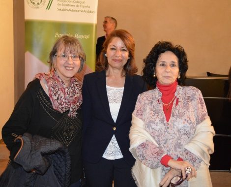 Pilar Quirosa, Rachida Gharrafi y Paloma Fernández Gomá (Granada, 2015)